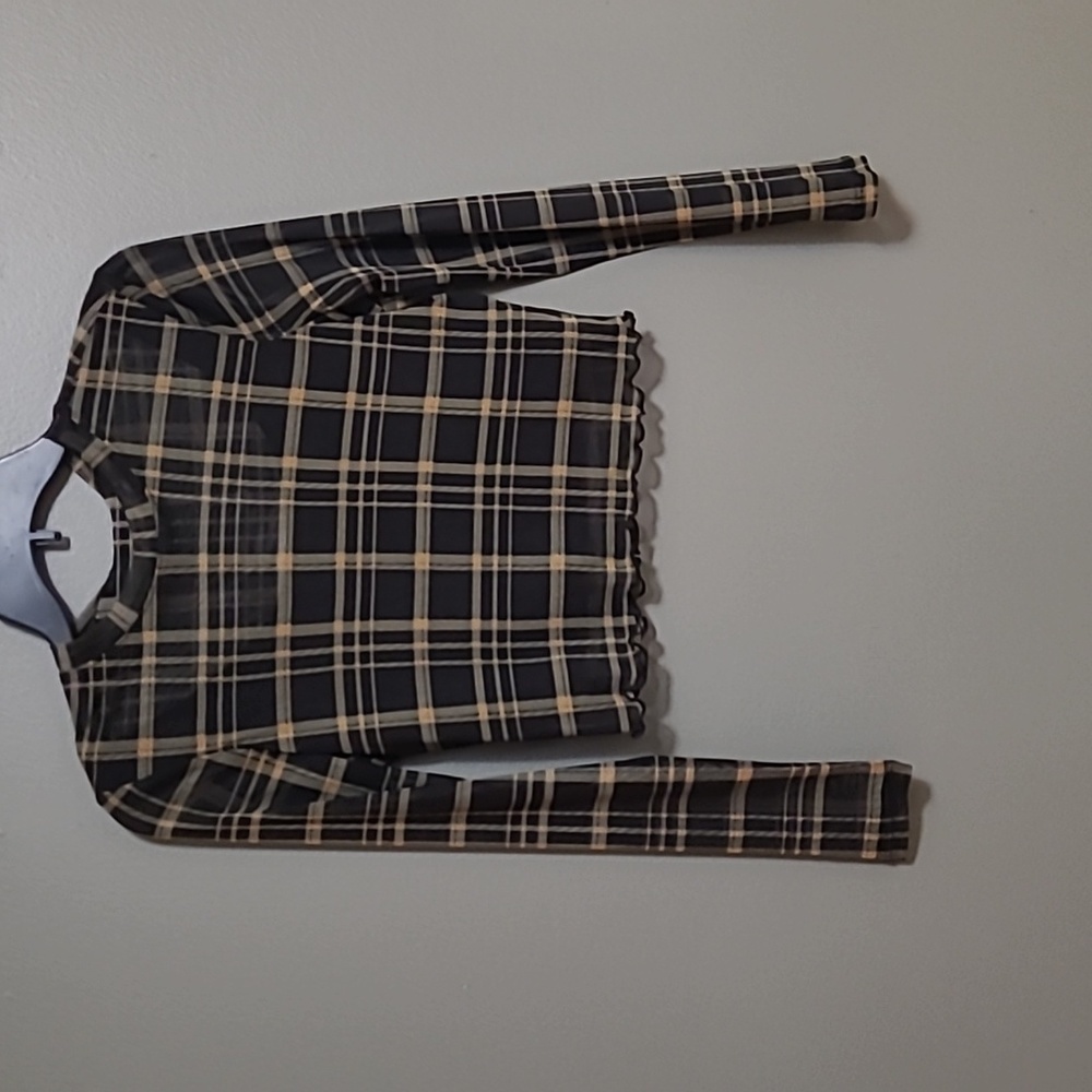 Lily Rose Plaid Crop Top